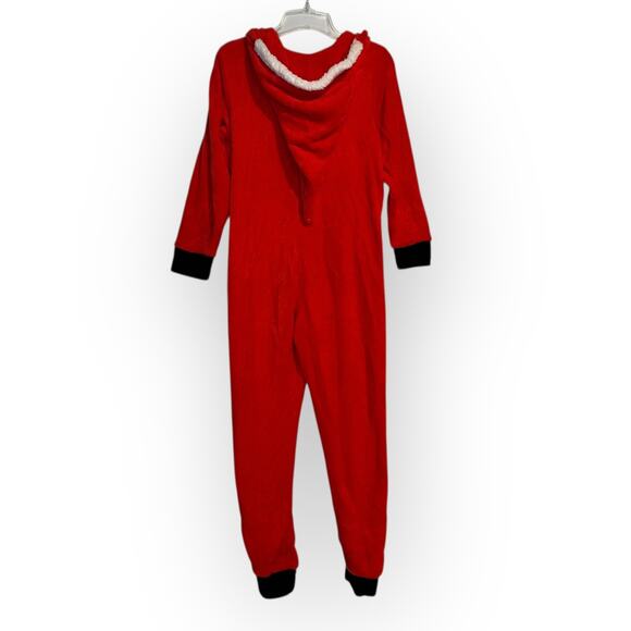 Women's Santa Hooded Jumpsuit Small - Picture 4 of 8